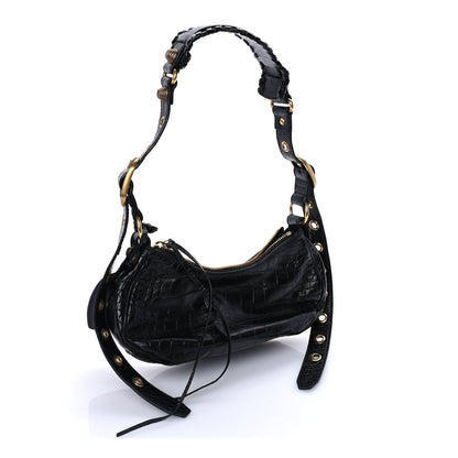 Balenciaga Agneau Arena Le Cagole Shoulder Bag XS Black 2 of 7