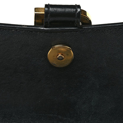 Balenciaga Shiny Box Calfskin Hourglass Top Handle Bag XS Black 10 of 11
