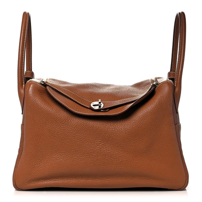 Hermes Taurillon Clemence Lindy 34 Gold 1 of 17