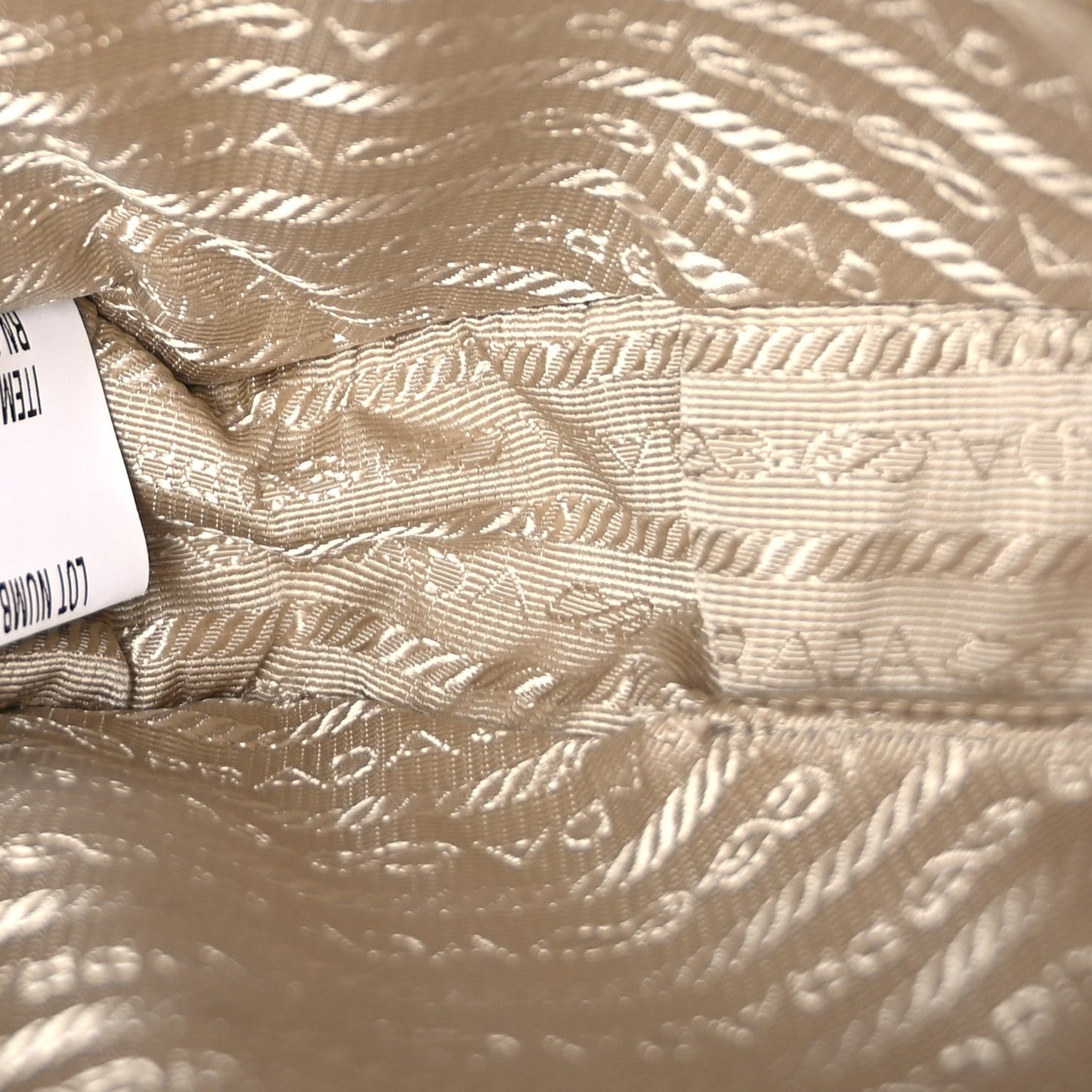 Shearling Symbole Mini Triangle Bag  Ecru White