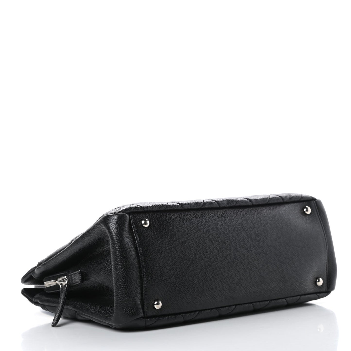 Caviar Quilted Timeless CC Soft Tote Black