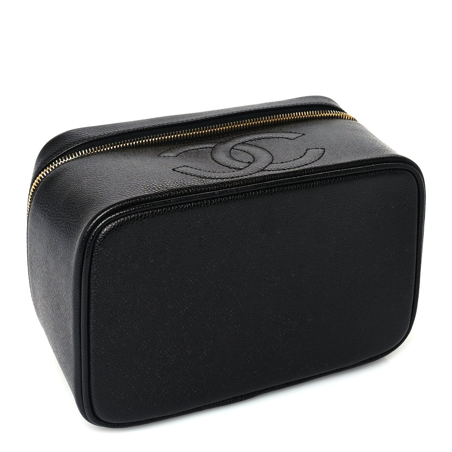 Chanel Caviar Vanity Cosmetic Case Black 5 of 8