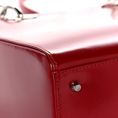 Christian Dior Glazed Calfskin Medium Lady Dior Red 8 of 11