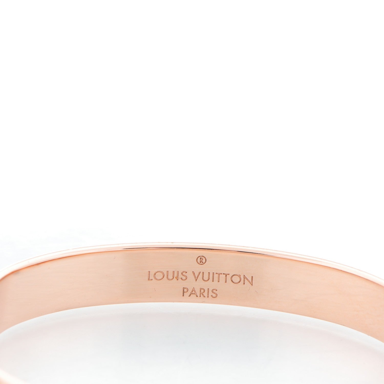 Louis Vuitton Nanogram Cuff M Pink Gold 4 of 6