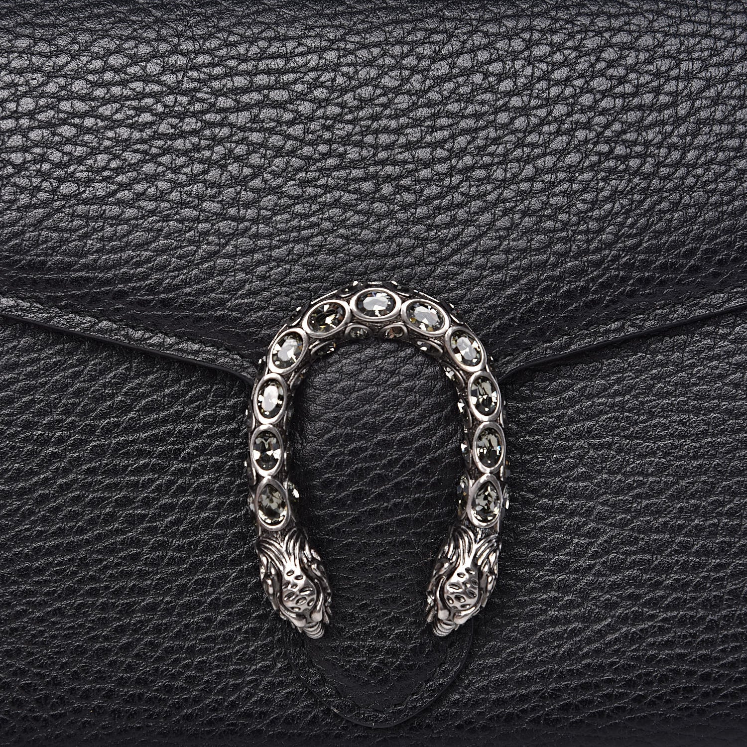 Gucci Calfskin Mini Dionysus Chain Wallet Black 11 of 11