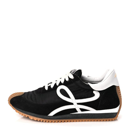 Loewe Nylon Suede Flow Runners Sneakers 40 Black 1 of 7