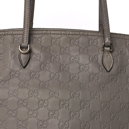 Gucci ssima Medium Bree Zippered Tote Storm Grey 6 of 8