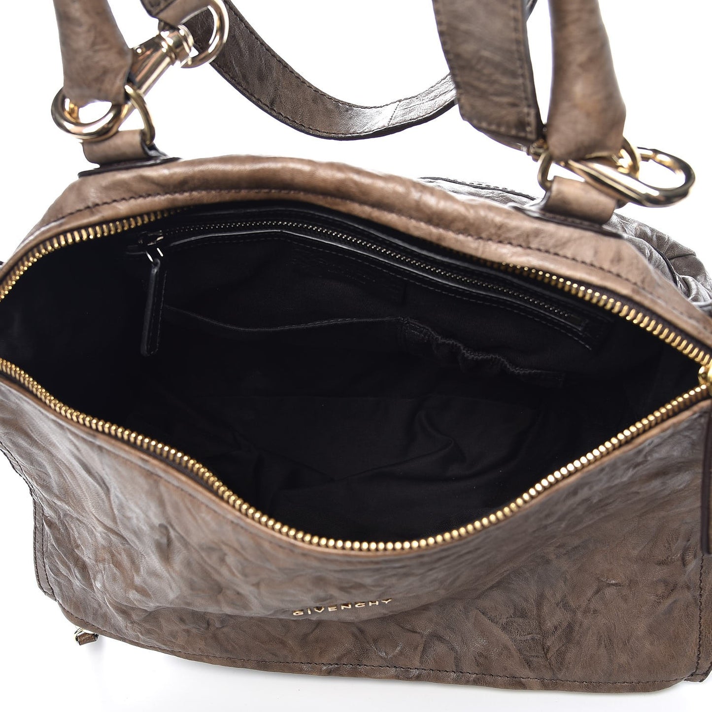 Tumbled Sheepskin Large Pandora Charcoal