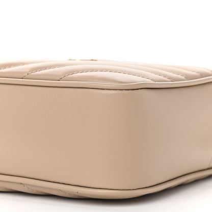 Saint Laurent Calfskin Matelasse Monogram Lou Camera Bag Dark Beige 10 of 12