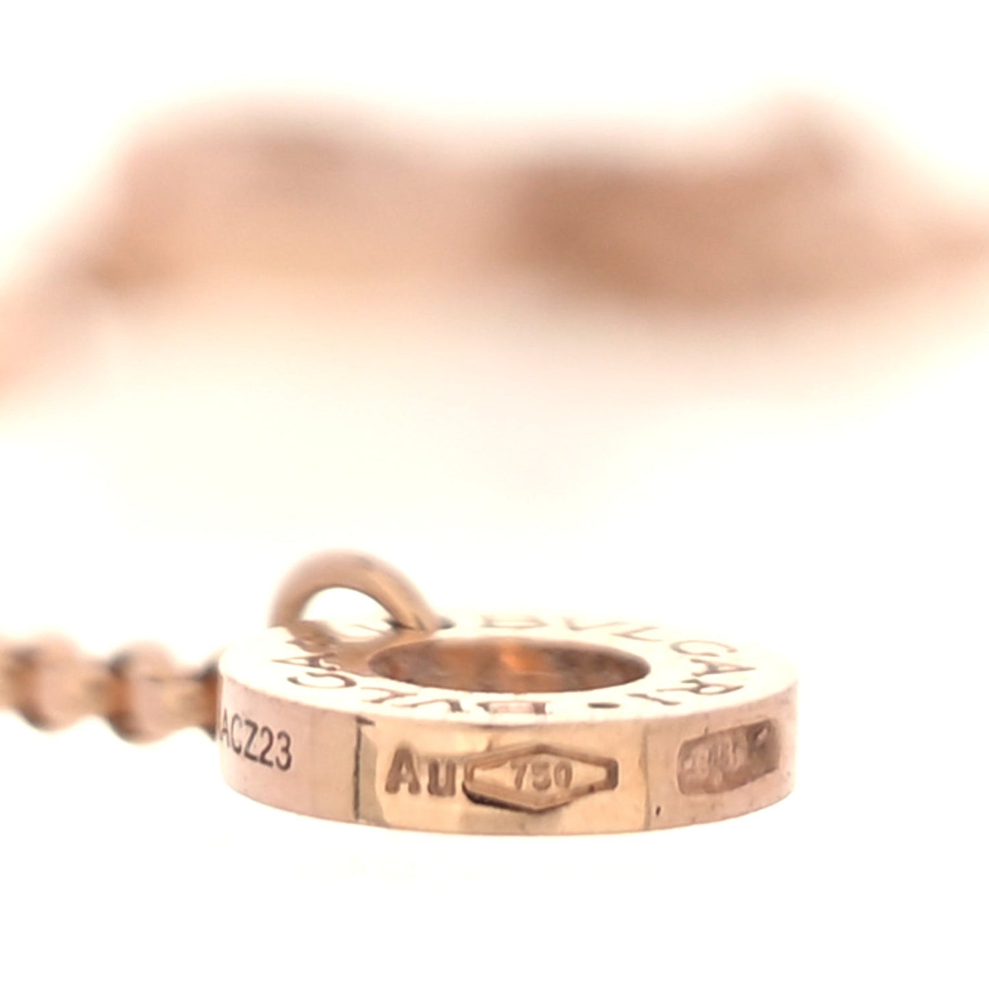 18K Rose Gold B.Zero1 Pendant Necklace