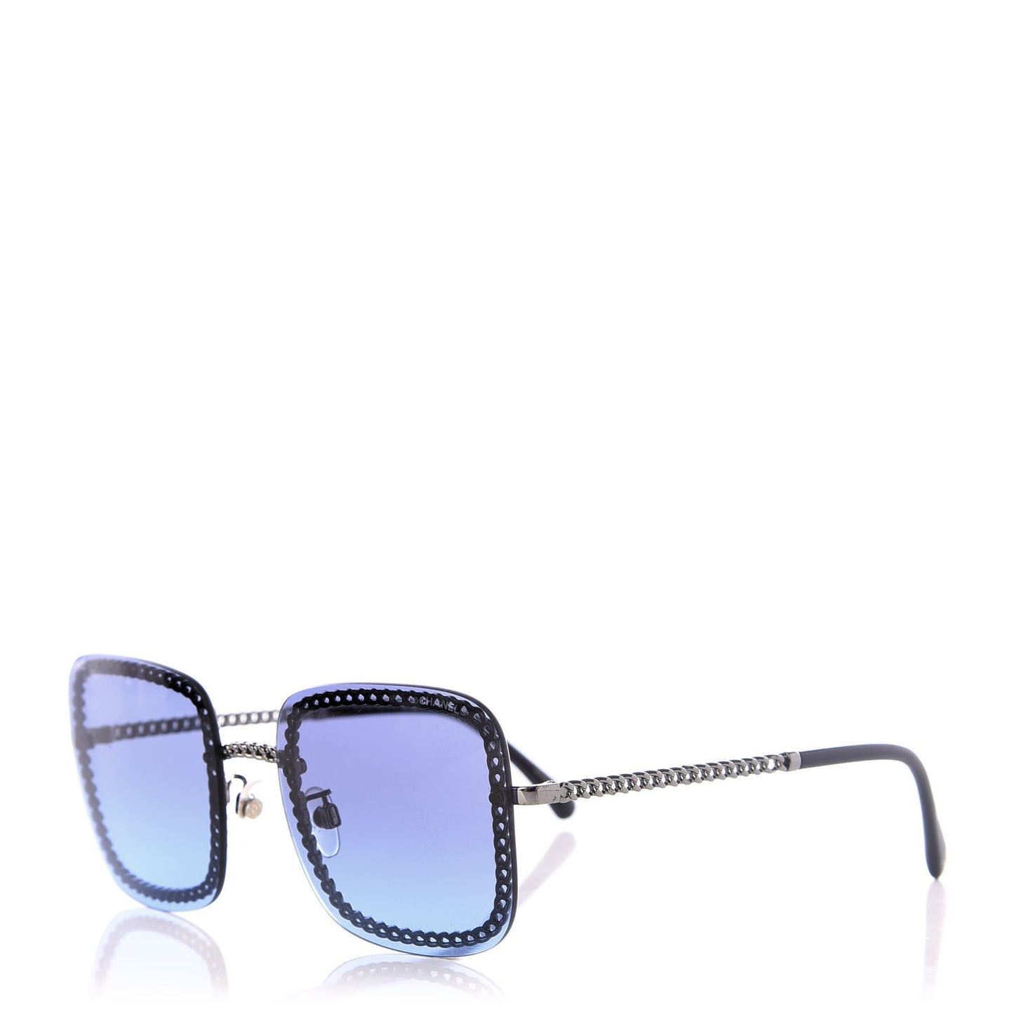 Chain Square Sunglasses 4244 Blue