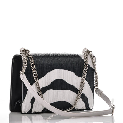 Christian Dior Printed Patchwork Large Diorama Flap Bag Black 3 of 7