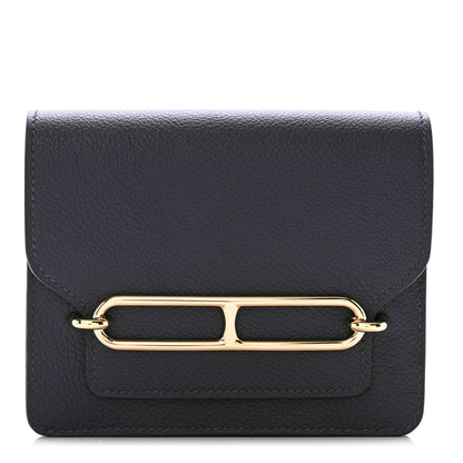 Hermes Evercolor Roulis Slim Wallet Bleu Nuit 1 of 8