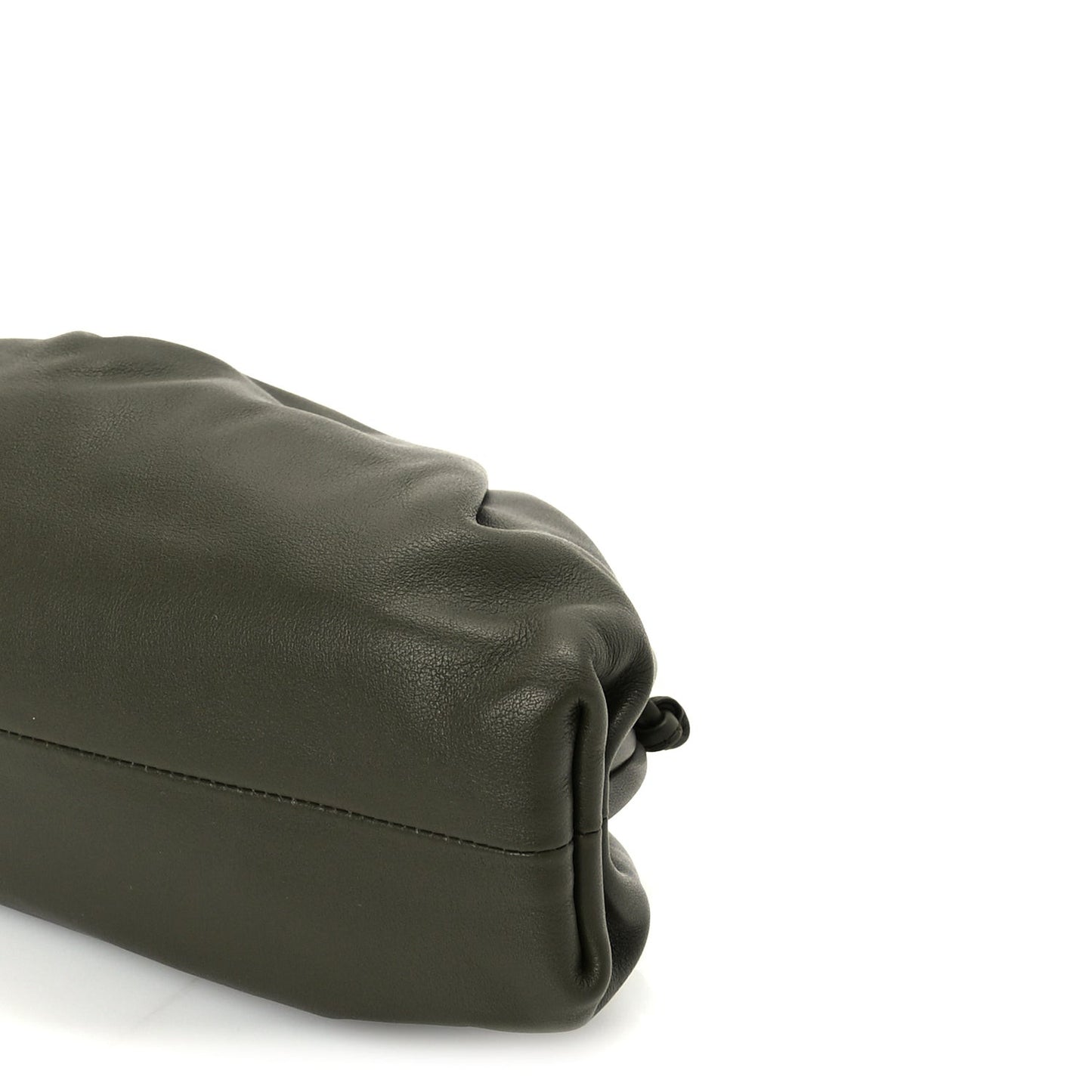 Butter Calfskin The Mini Pouch Kaki Fondente