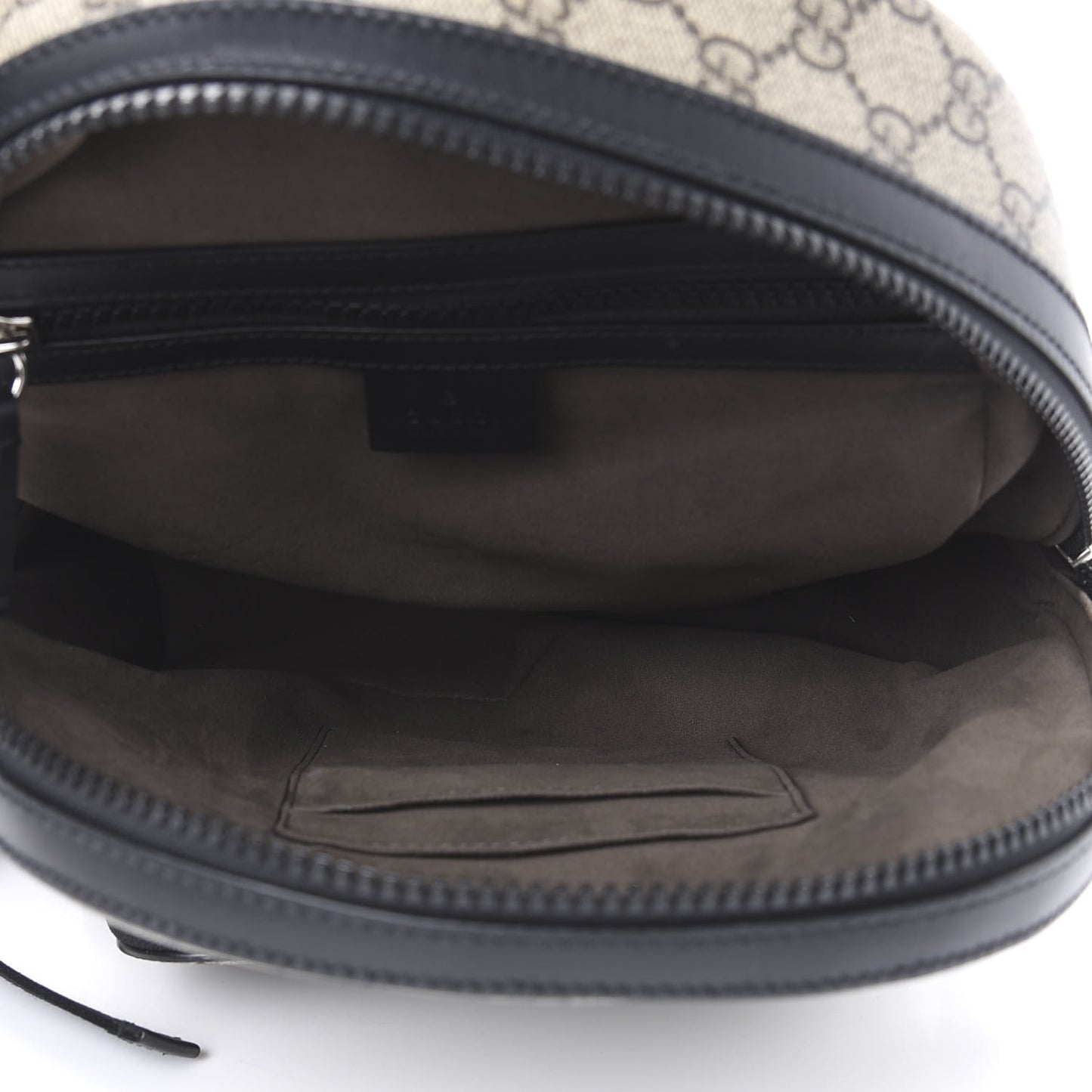 GG Supreme Monogram Small Eden Day Backpack Black