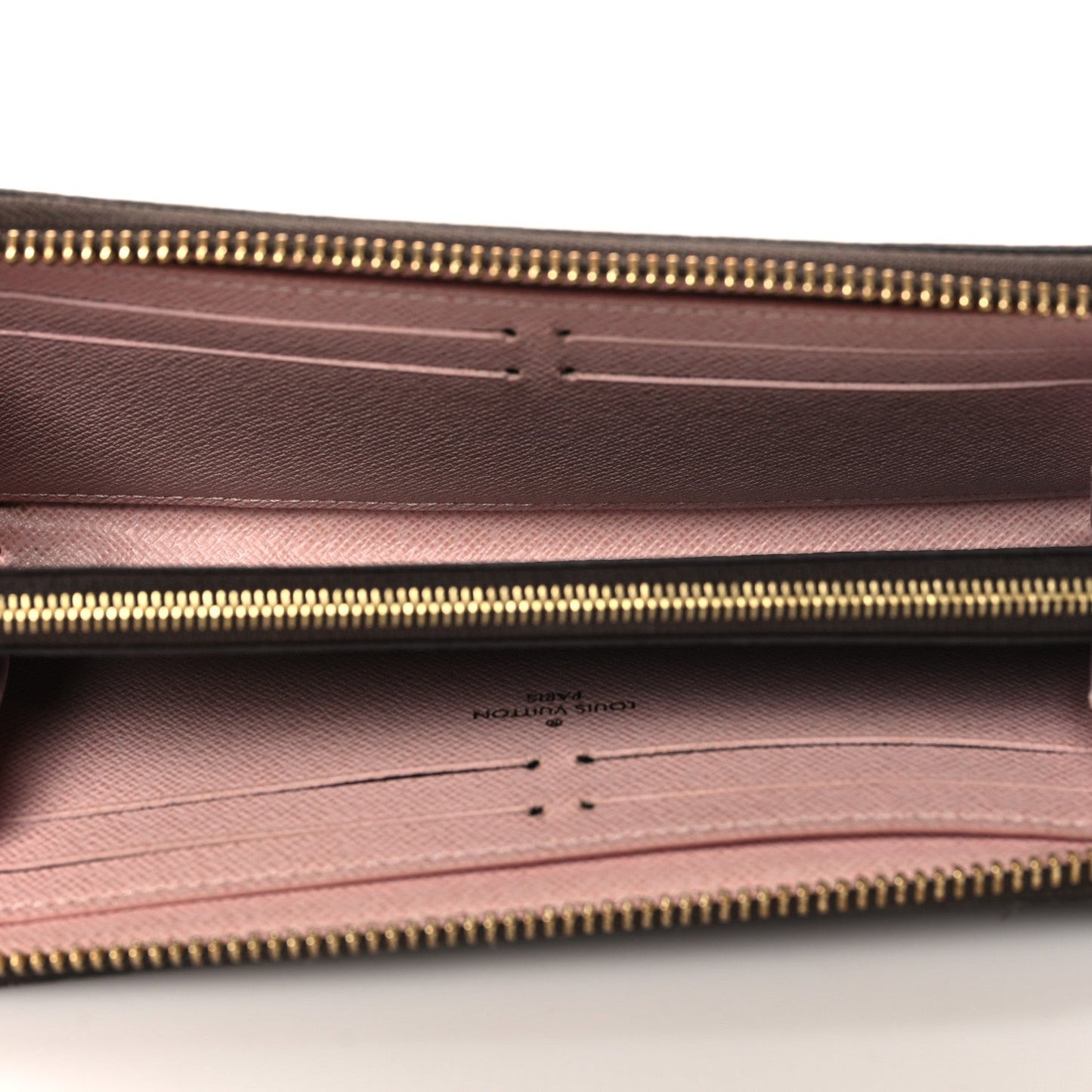 Monogram Clemence Wallet Rose Ballerine