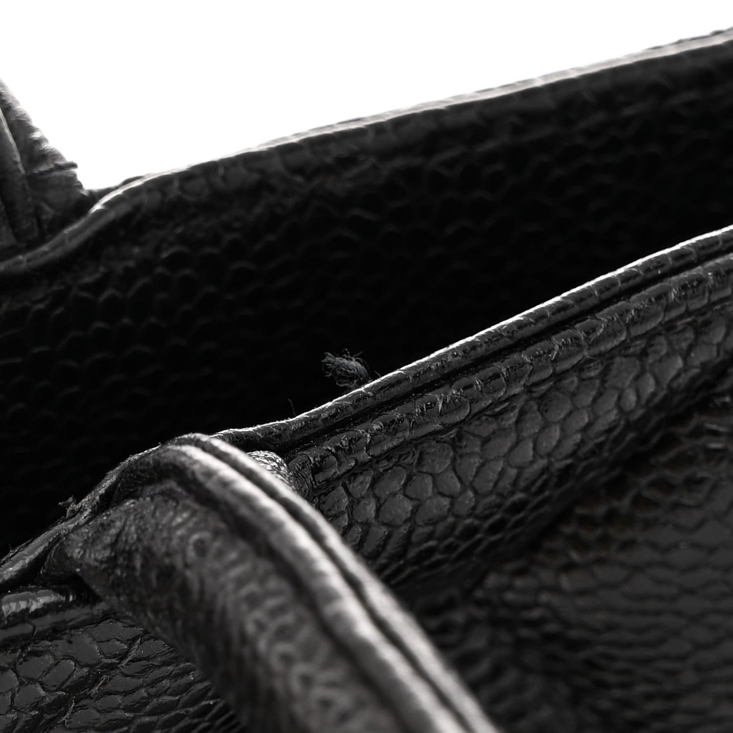 Caviar Quilted Medallion Tote Black