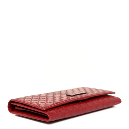 Gucci Soft Microguccissima Continental Wallet Red 4 of 11