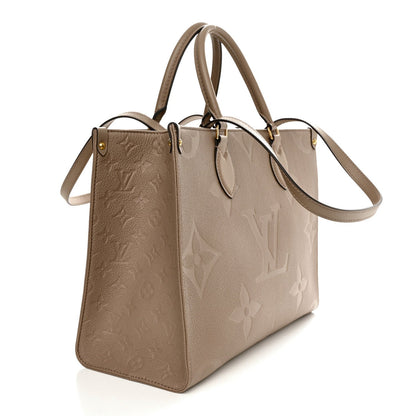 Louis Vuitton Empreinte Monogram Giant Onthego MM Tourterelle 2 of 8