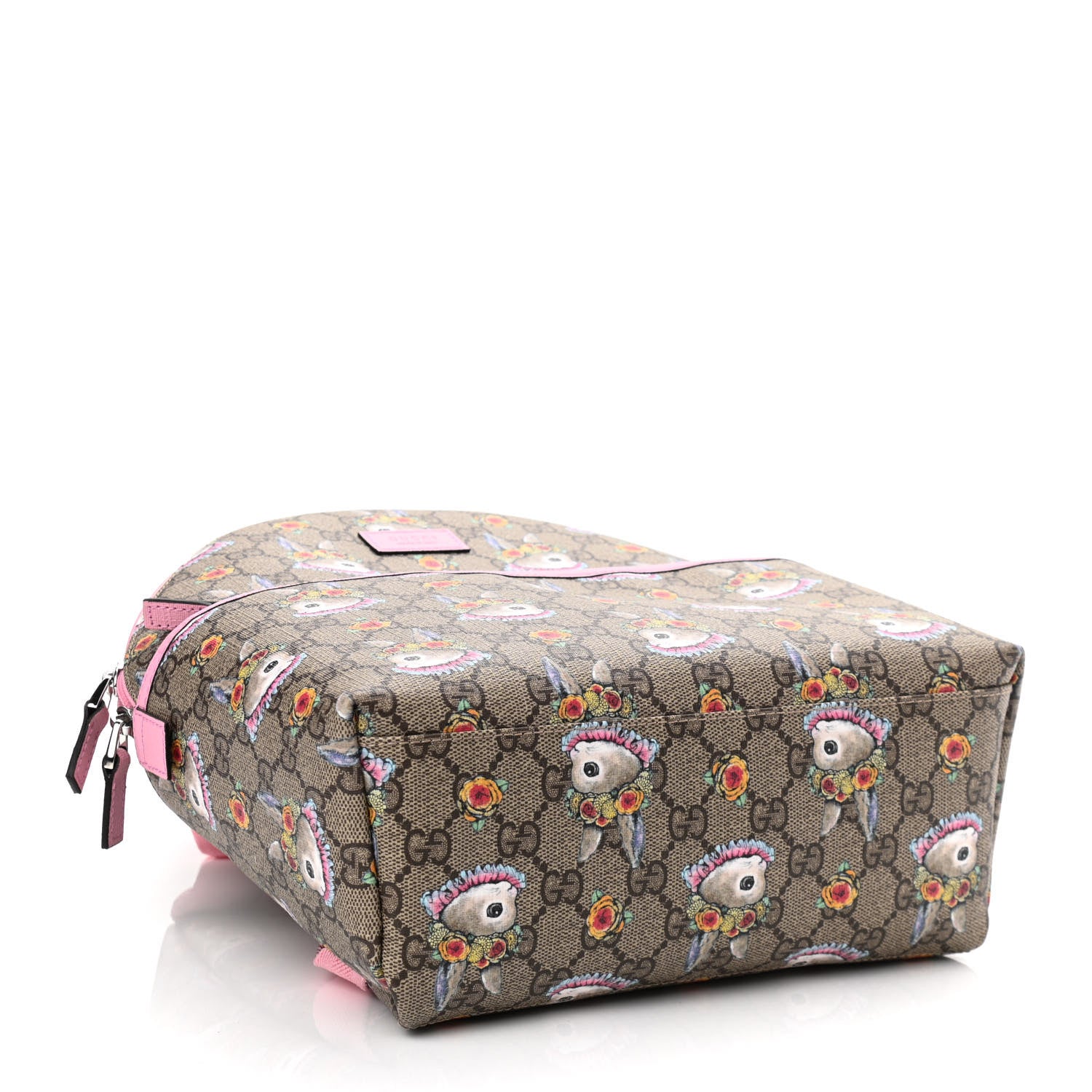 Gucci X YUKO HIGUCHI GG Supreme Monogram Childrens Backpack Pink 4 of 10
