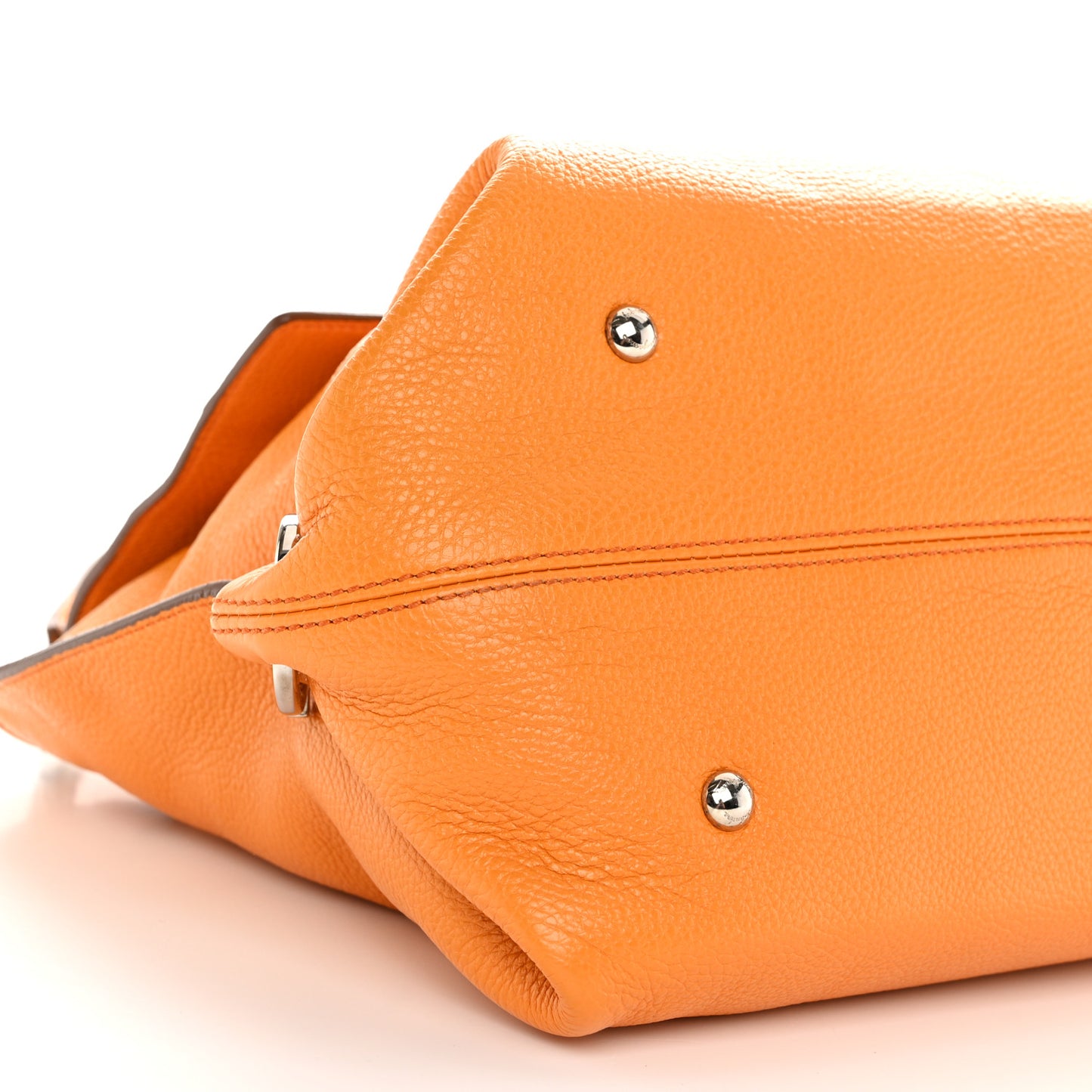 Calfskin Large Sofia Shoulder Bag Olivello