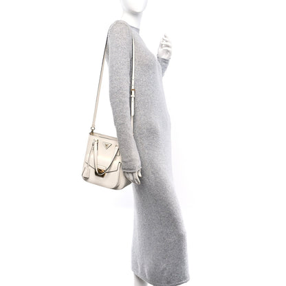 Prada Saffiano Lux Metropolis Tote White 2 of 7