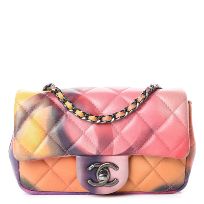 Chanel Lambskin Quilted Extra Mini Flower Power Flap Multicolor 1 of 9