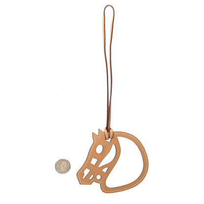 Hermes Swift Paddock Cheval Horse Bag Charm Gold 2 of 4