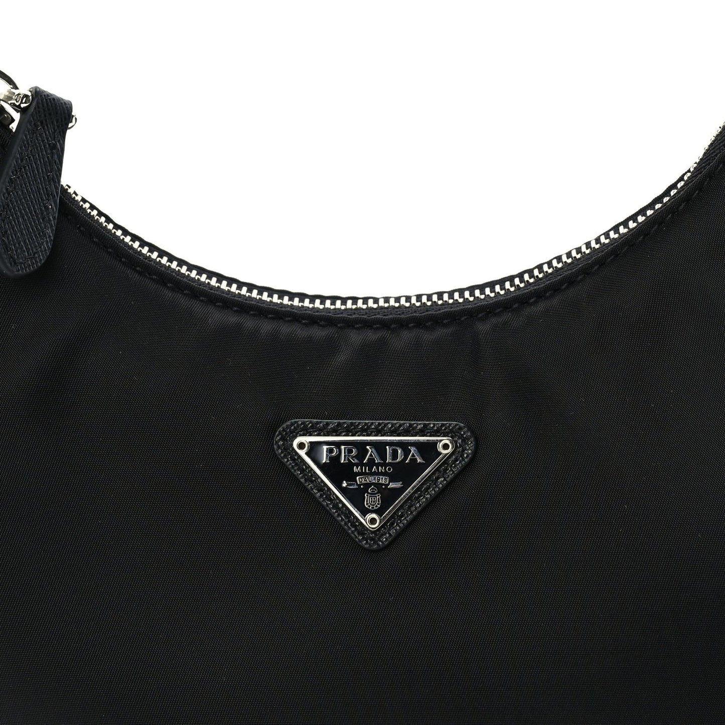 Tessuto Nylon Saffiano Mini Re-Edition 2005 Bag Black