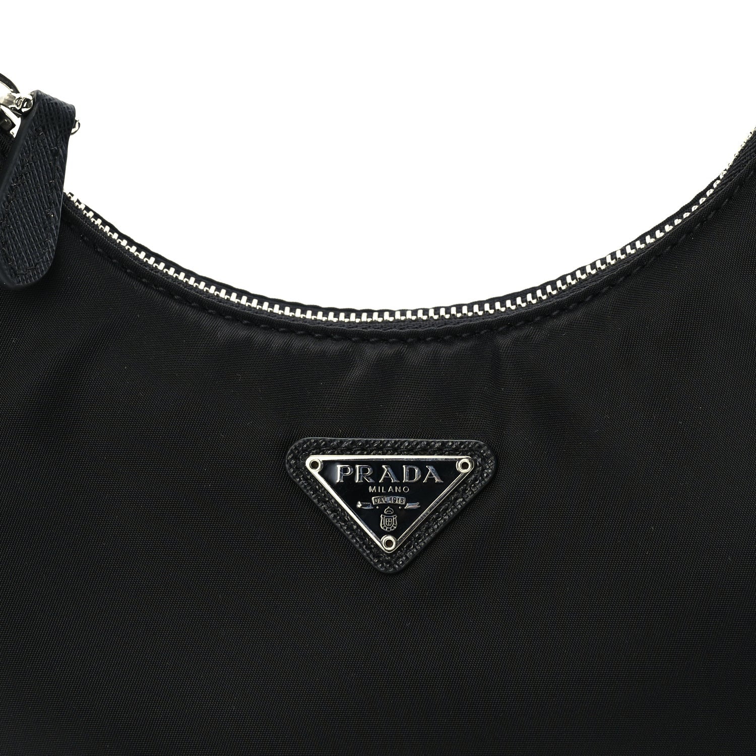 Prada Tessuto Nylon Saffiano Mini Re-Edition 2005 Bag Black 6 of 8