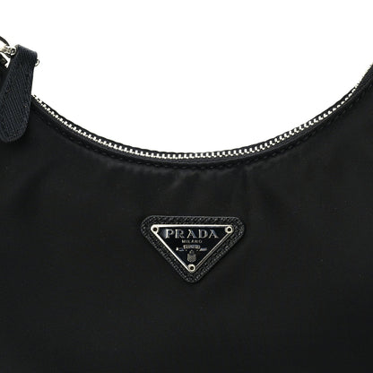 Prada Tessuto Nylon Saffiano Mini Re-Edition 2005 Bag Black 6 of 8