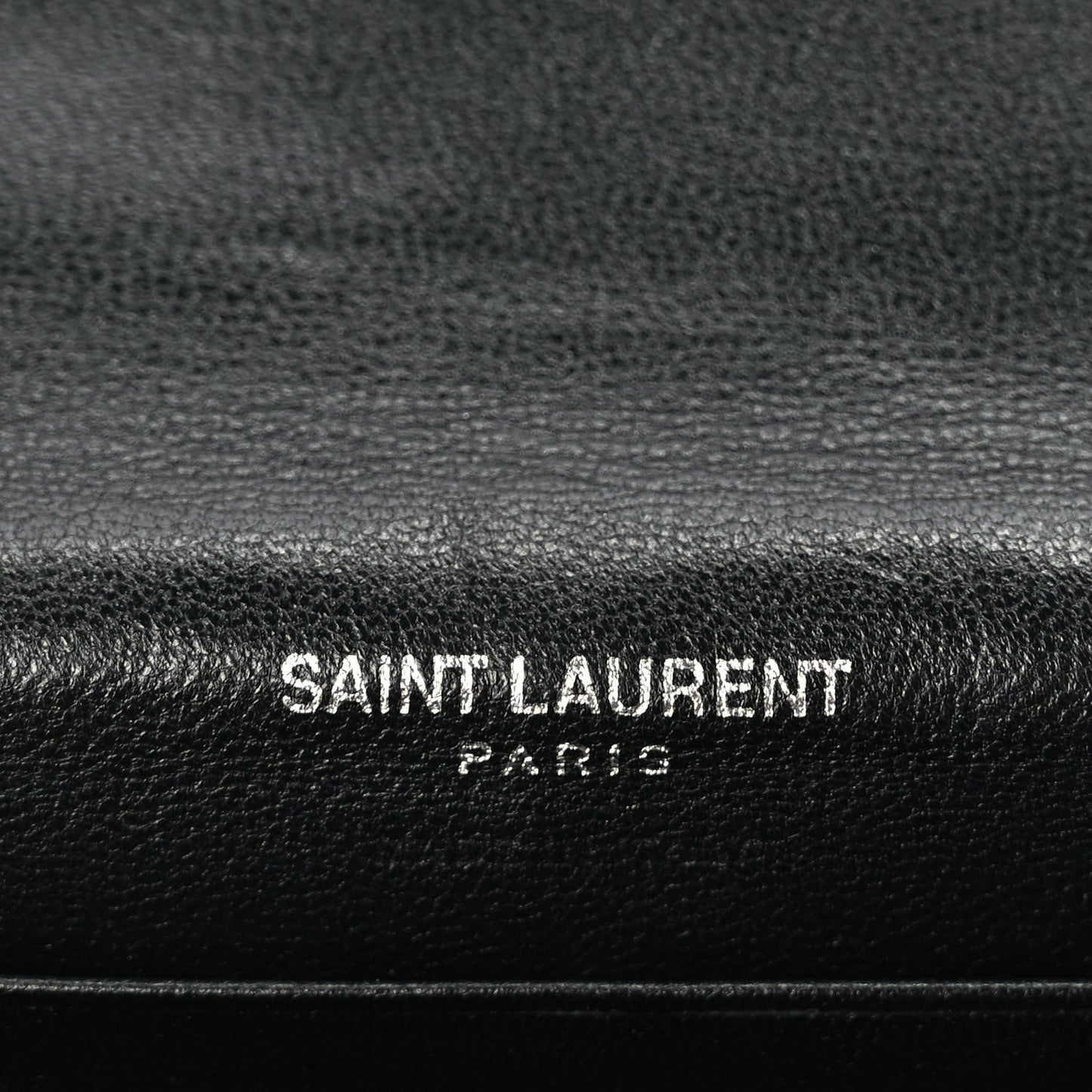 Lambskin Y Quilted Monogram Small Loulou Envelope Wallet Black
