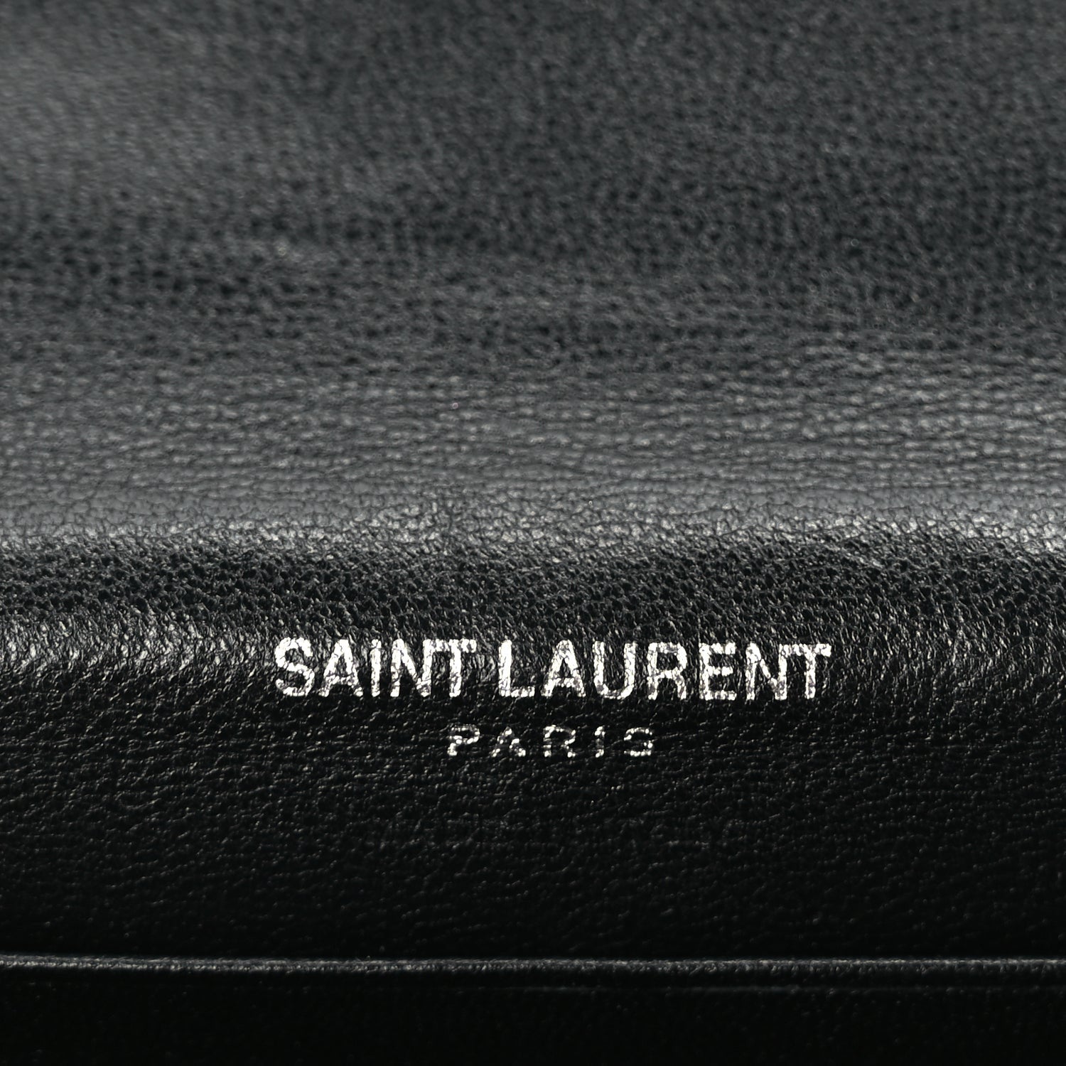 Saint Laurent Lambskin Y Quilted Monogram Small Loulou Envelope Wallet Black 6 of 7