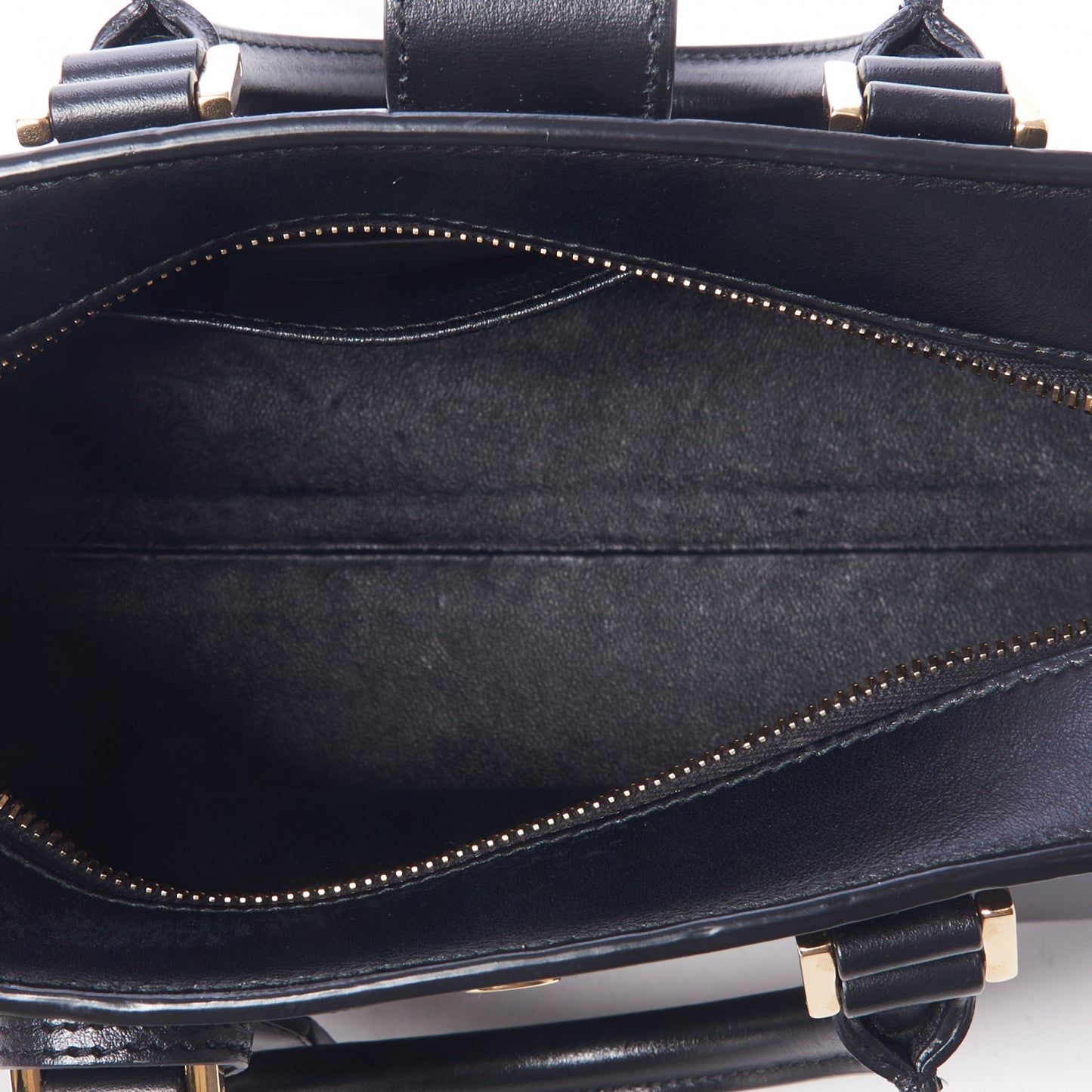 Calfskin Monogram Baby Cabas Black