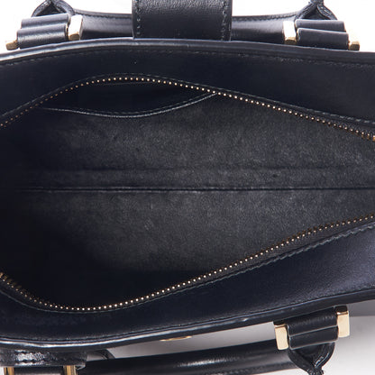 Saint Laurent Calfskin Monogram Baby Cabas Black 7 of 8