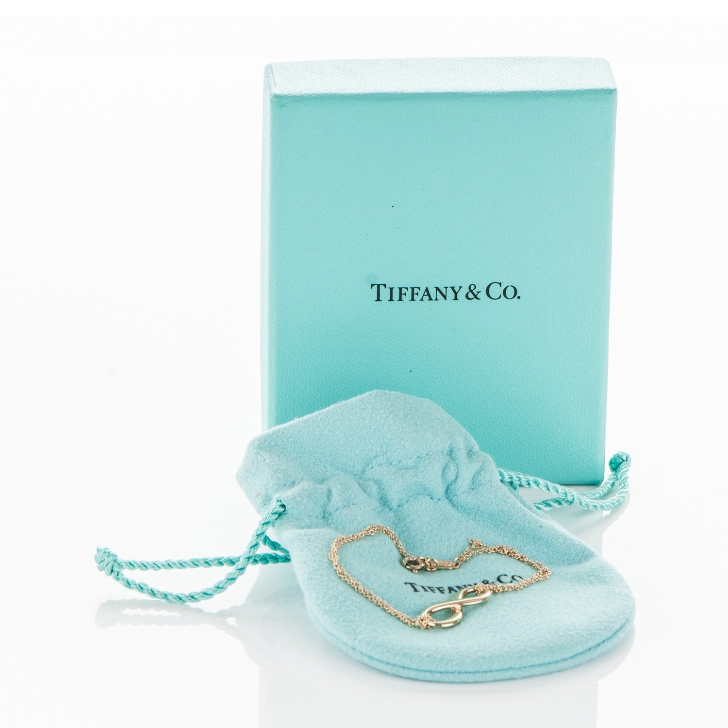 Tiffany 18K Yellow Gold Infinity Bracelet 6 of 6