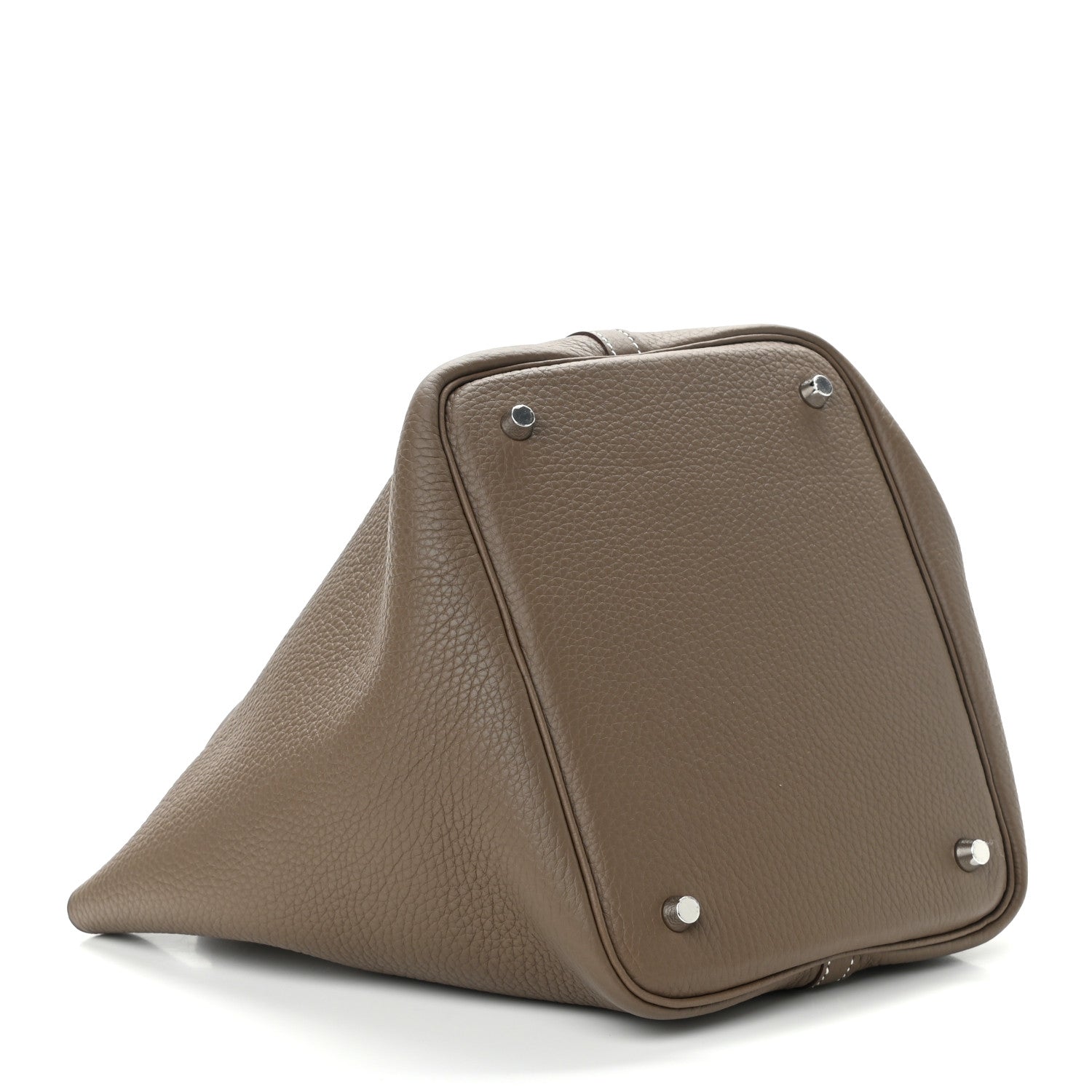 Hermes Taurillon Clemence Picotin Lock 22 MM Etoupe 7 of 11