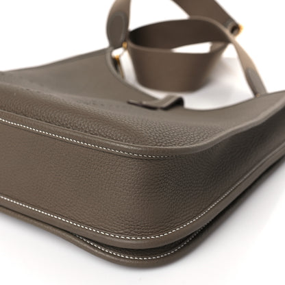 Hermes Taurillon Clemence Evelyne III PM Etoupe 9 of 9