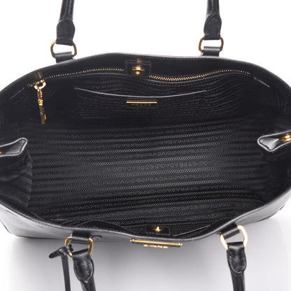 Prada Saffiano Lux Large Tote Black 5 of 7
