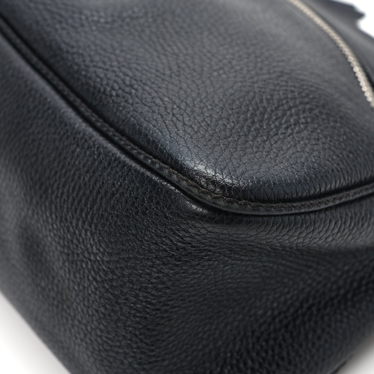 Chanel Grained Calfskin Tassel Shoulder Bag Black 12 of 12