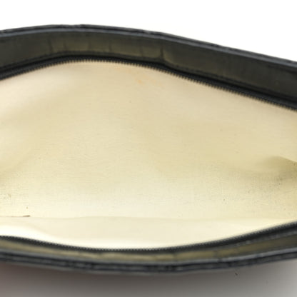 Chanel Calfskin Diamond Stitch Small Cosmetic Case Black 6 of 7