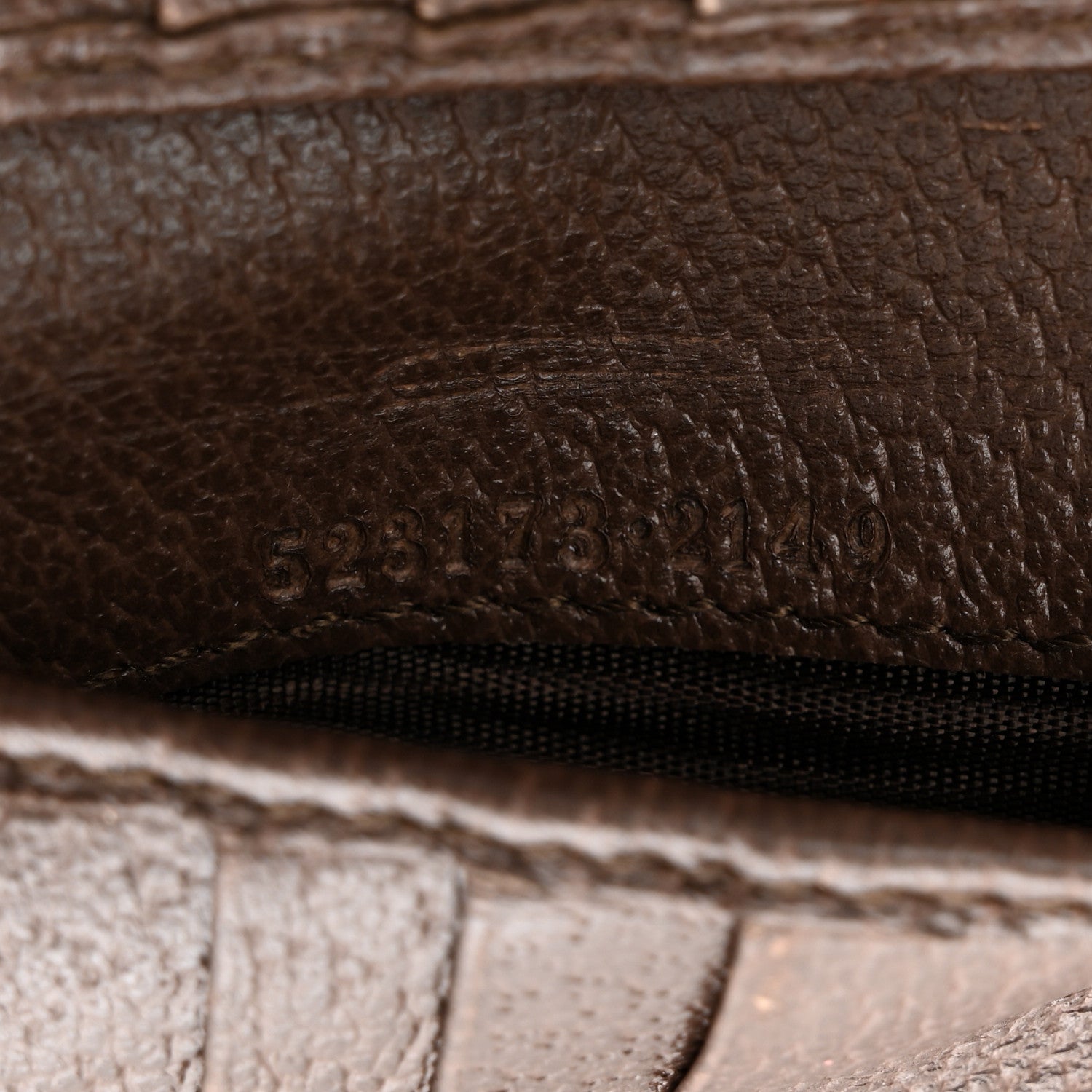 Gucci GG Supreme Monogram Web Ophidia French Flap Wallet Beige New Acero 7 of 8