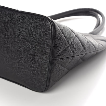Chanel Caviar Quilted Medallion Tote Black 9 of 9