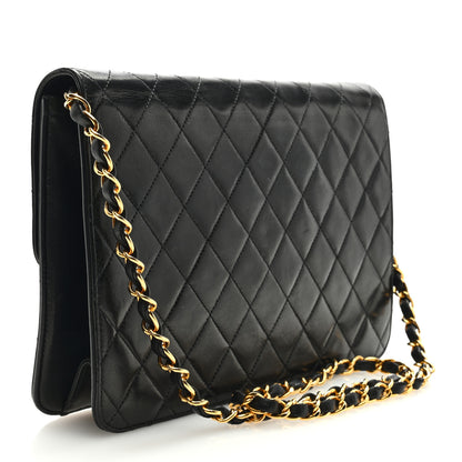 Chanel Lambskin Quilted Small Single Flap Black 3 of 9