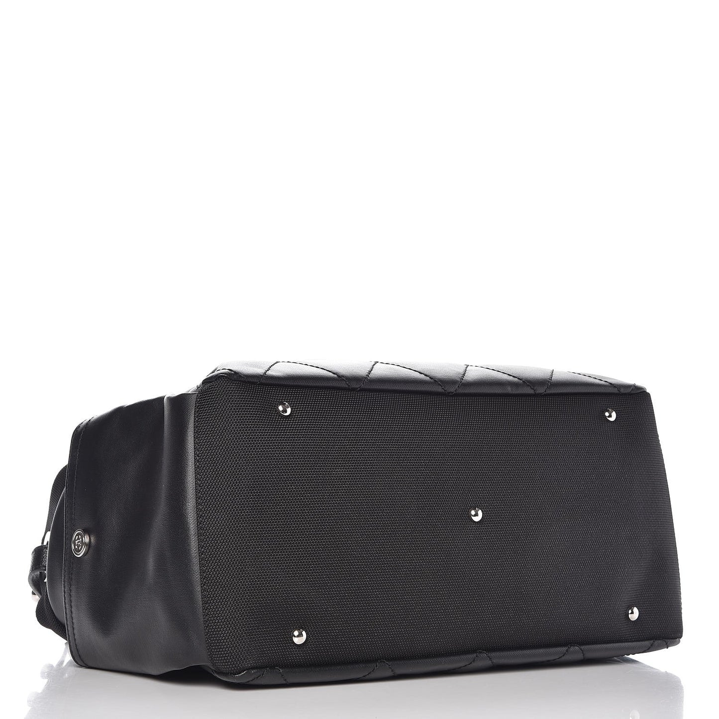 Coated Canvas Paris Biarritz Hobo Black
