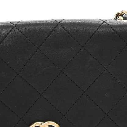 Chanel Goatskin Stitched Casual Trip Single Flap Black 16 of 19