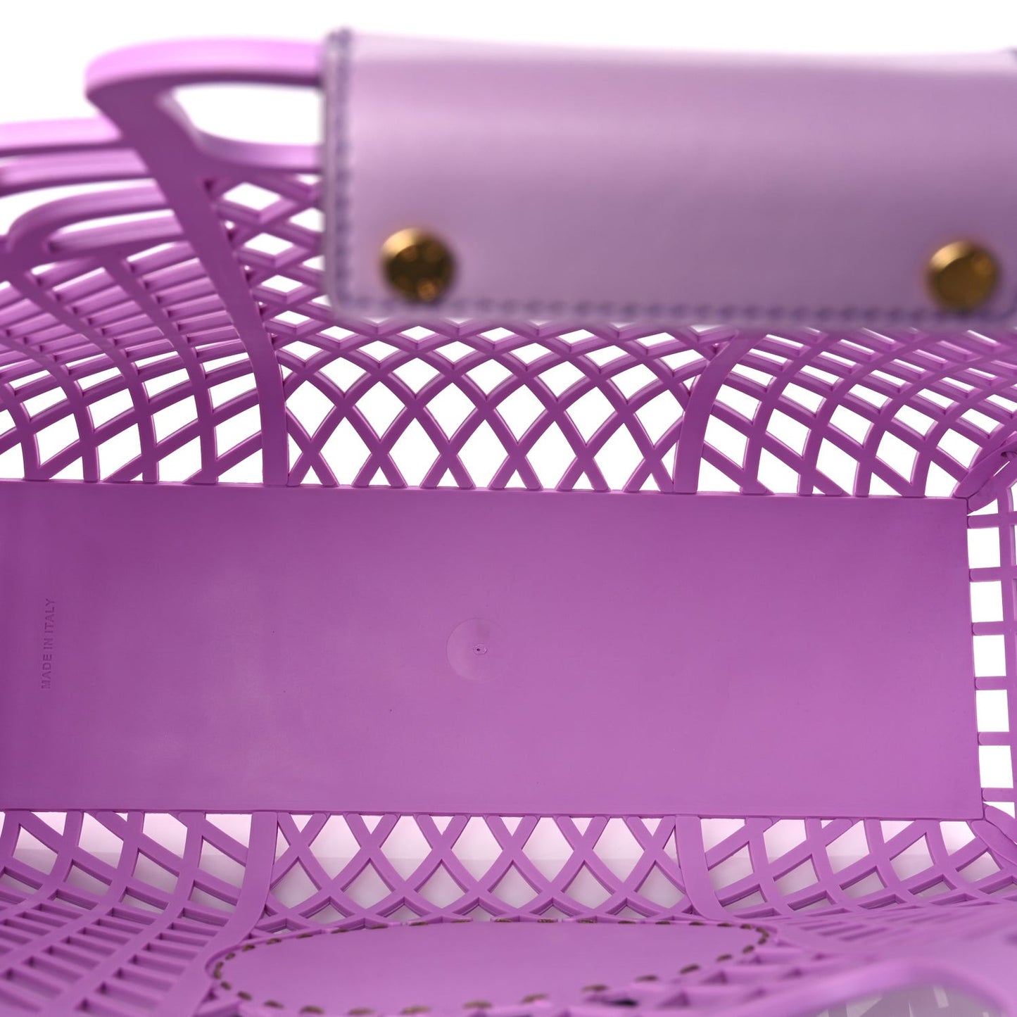 Recycled Plastic Vitello Liberty Matte Medium  Basket Violetta