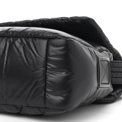 Chanel Nylon Small Coco Cocoon Messenger Bag Black 10 of 10