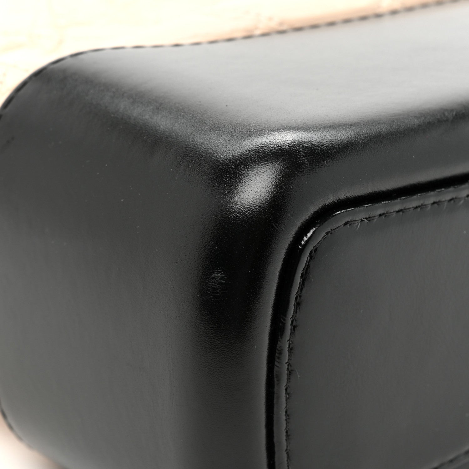 Chanel Aged Calfskin Quilted Large Gabrielle Hobo Beige Black 13 of 14