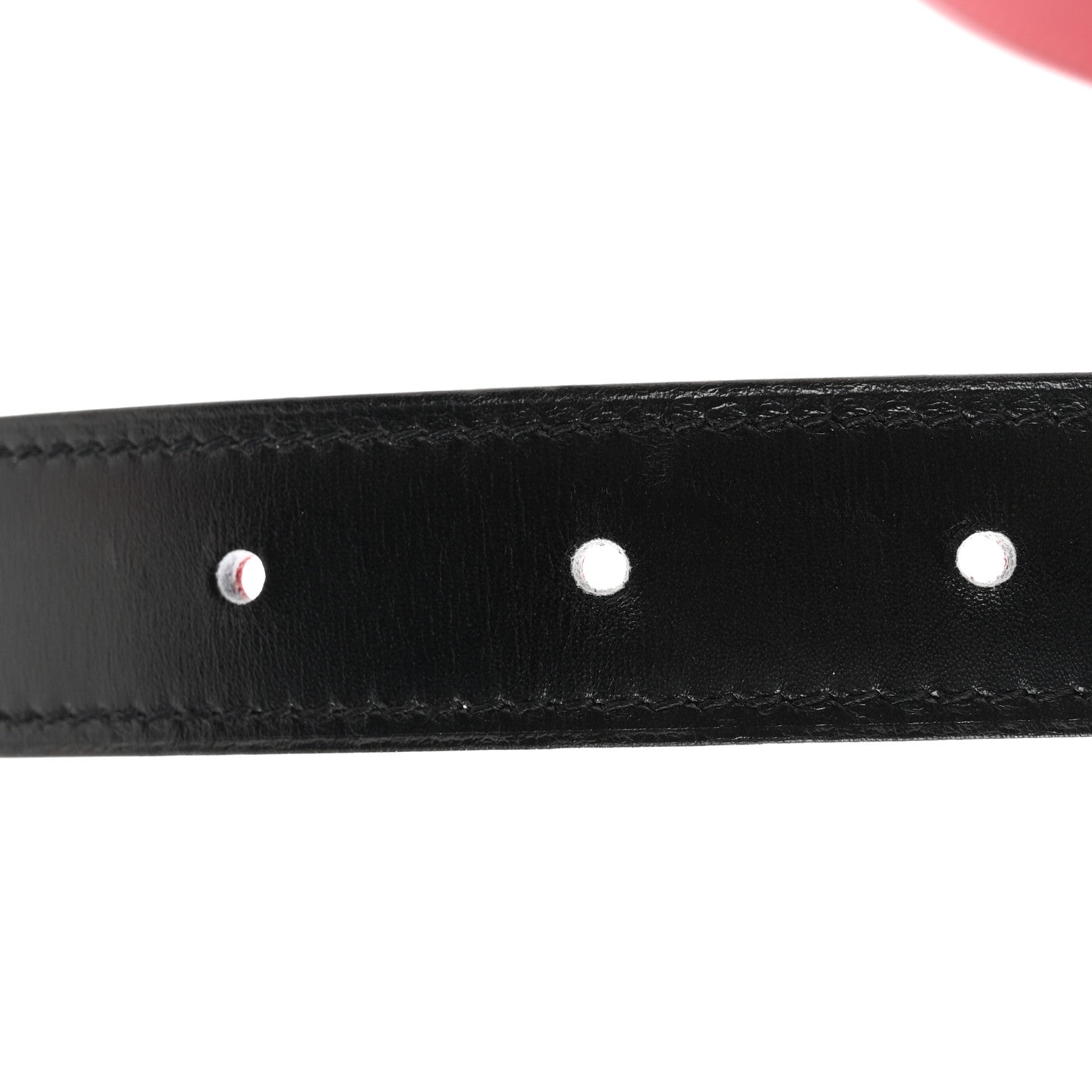 Hermes Box Swift 24mm Constance H Belt 75 Black Rouge Grenat 5 of 8